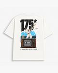 175* tee in Off White, back