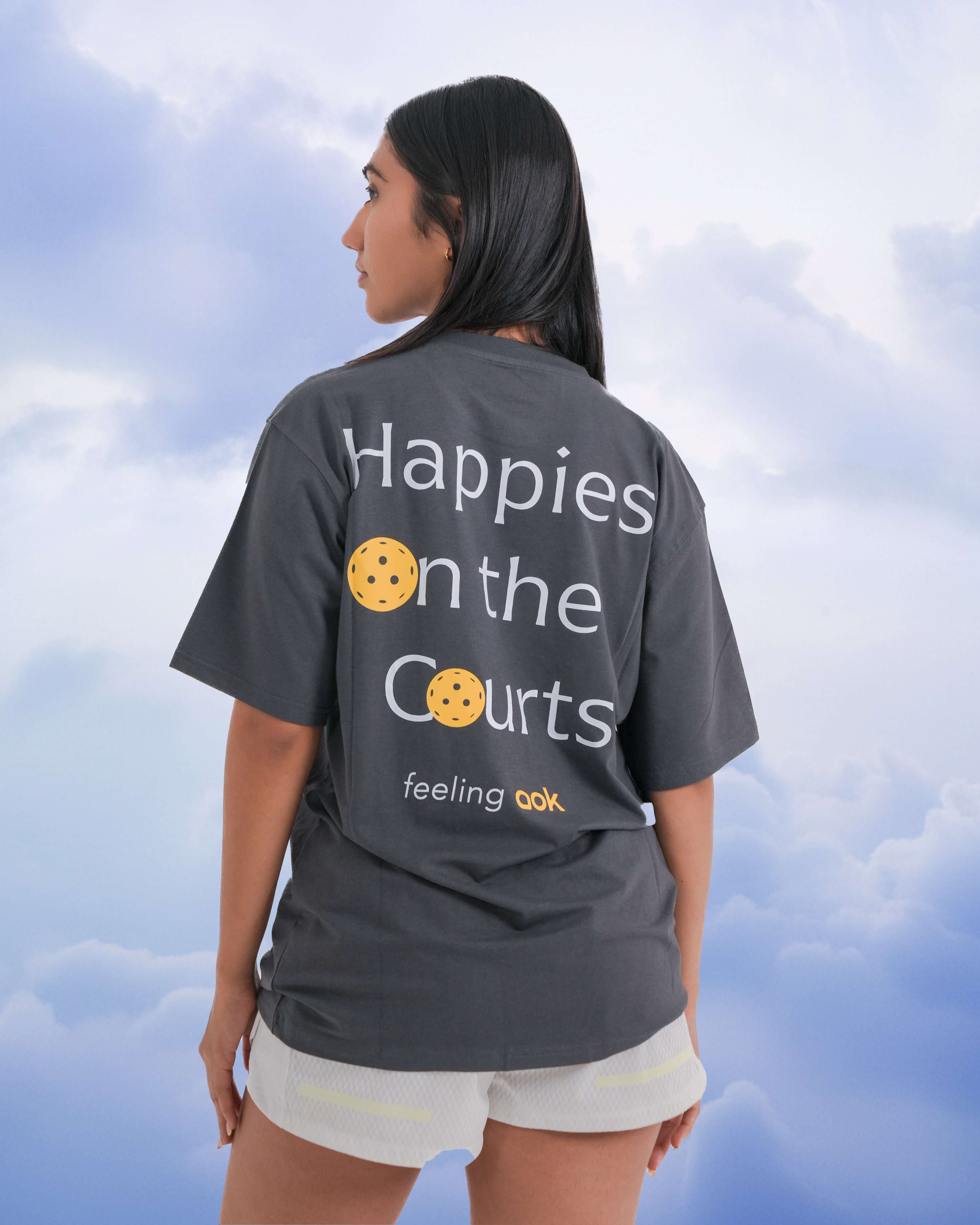 Happiest on the Courts in Graphite Grey