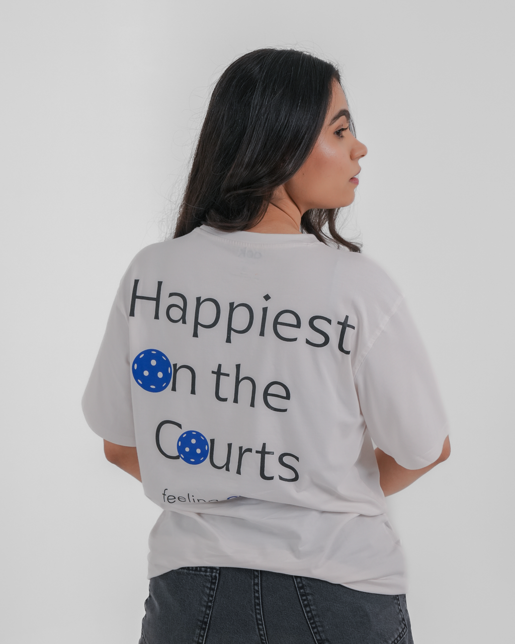 Happiest on the Courts in Studio White