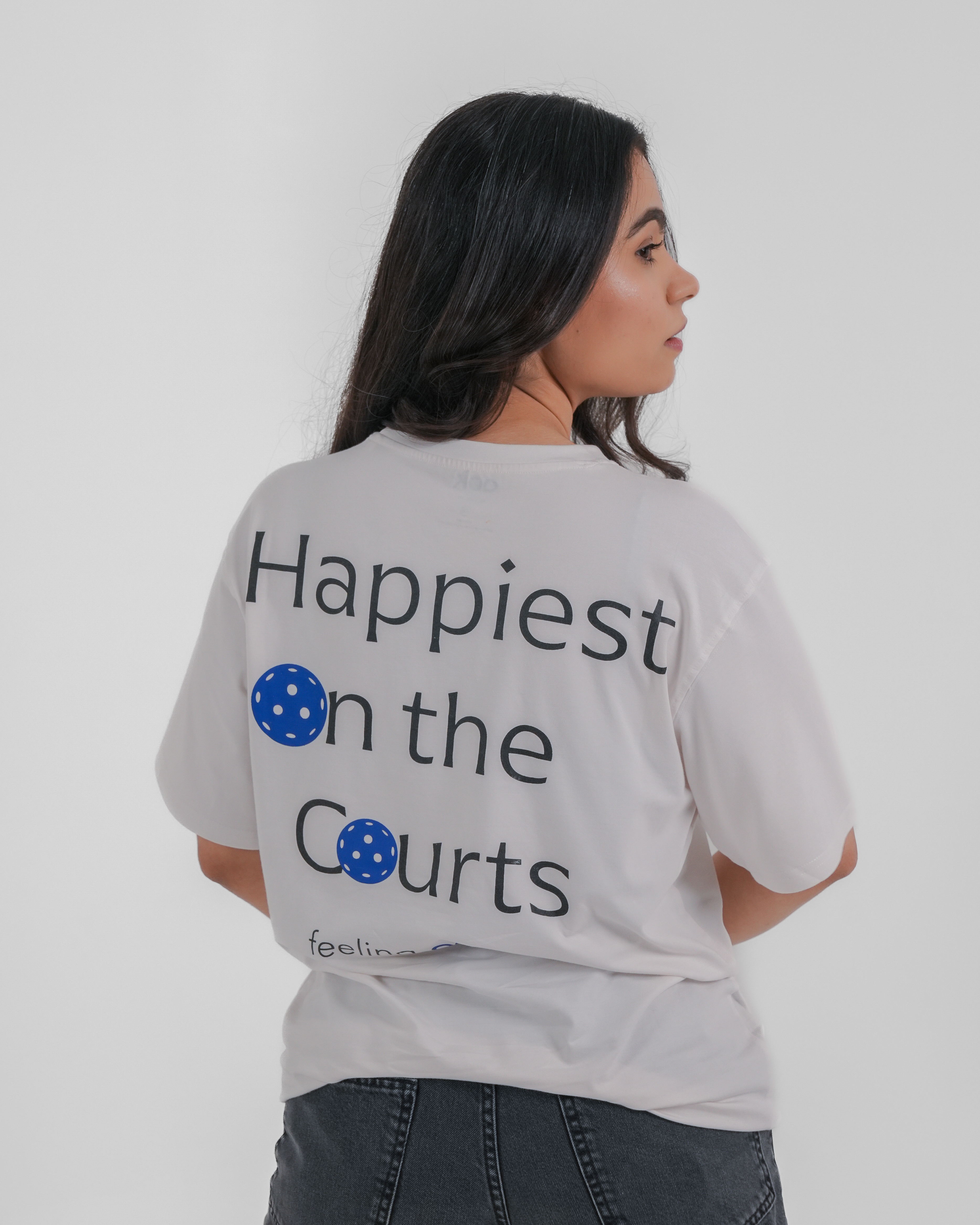Happiest on the Courts in Studio White