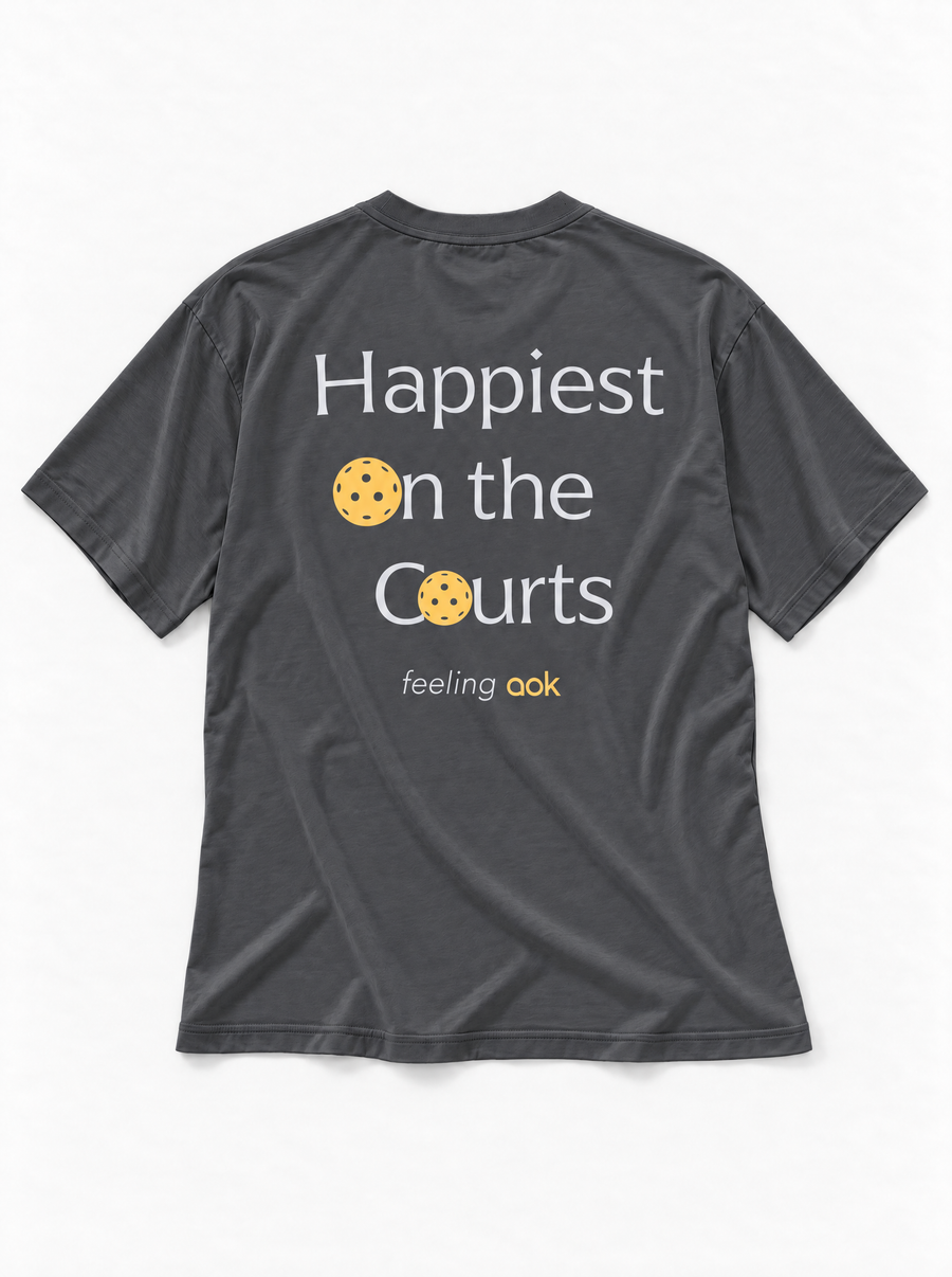 Happiest on the Courts in Graphite Grey