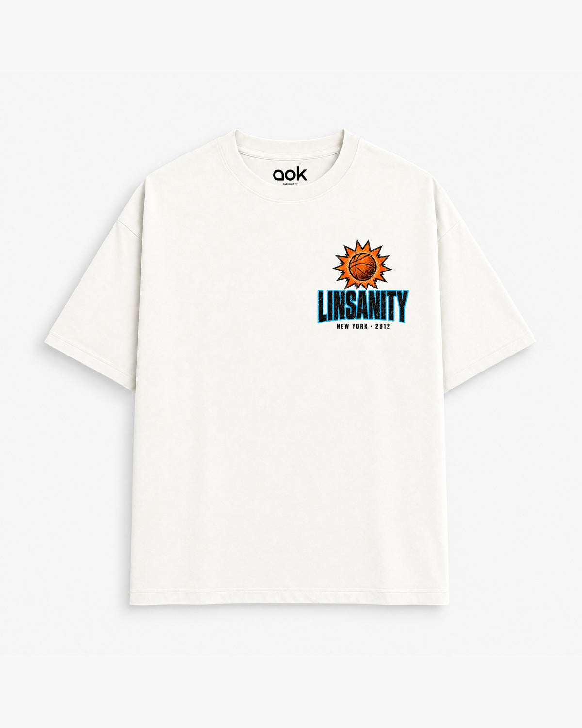 Linsanity tee in Off White, front