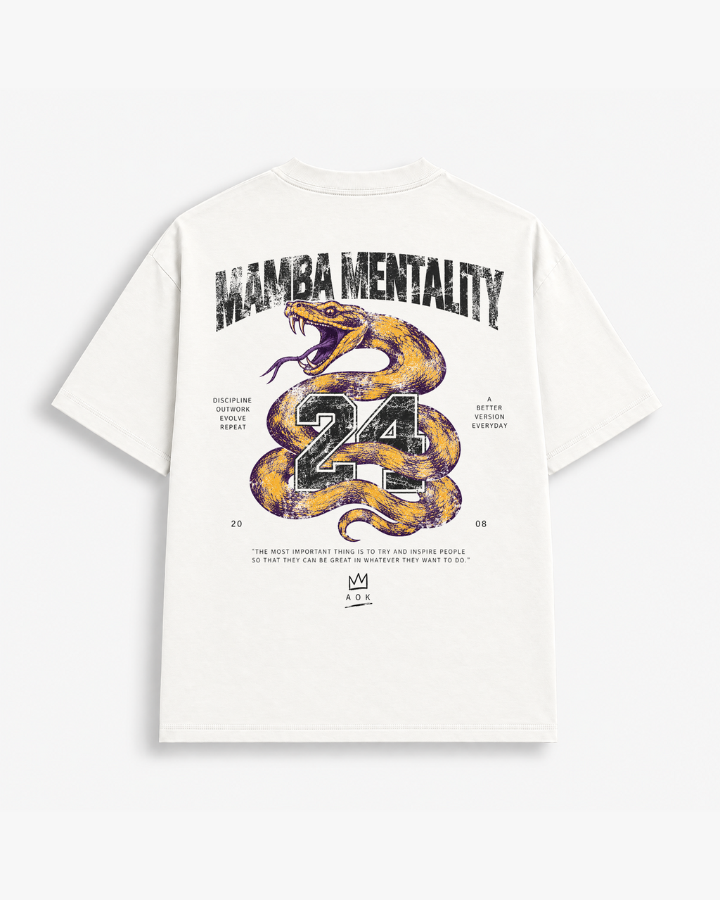 Mamba Mentality in Off White